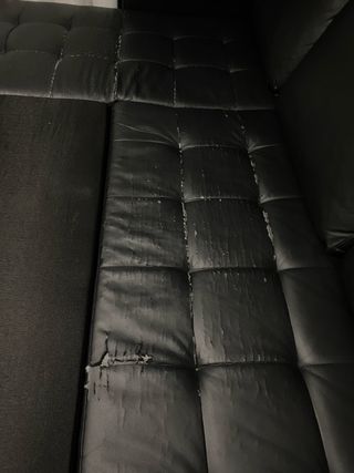 Sofá Cama Chaise Longue Piel Sintética