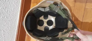 Casco Airsoft mich 2000, correas originales