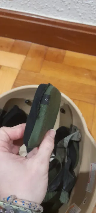 Casco Airsoft mich 2000, correas originales