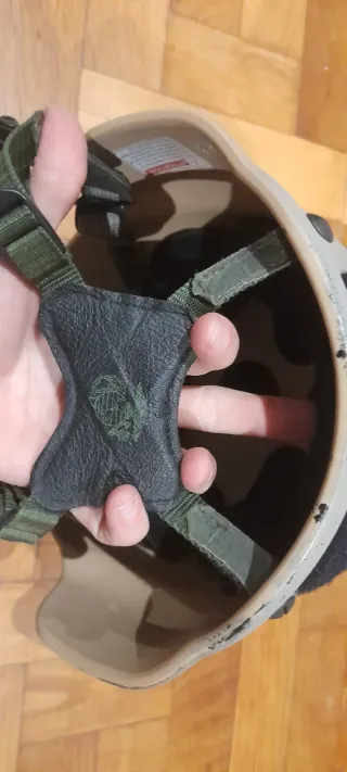 Casco Airsoft mich 2000, correas originales