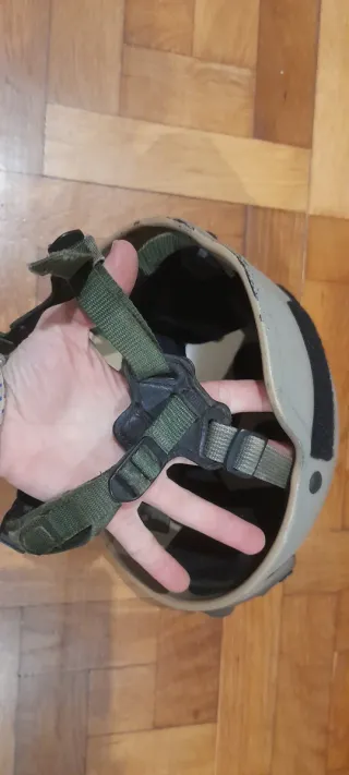 Casco Airsoft mich 2000, correas originales