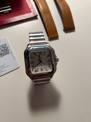 Reloj Cartier Santos Grande Full Set