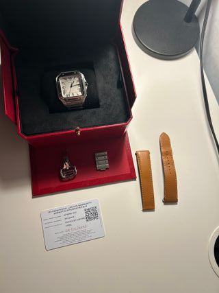 Reloj Cartier Santos Grande Full Set