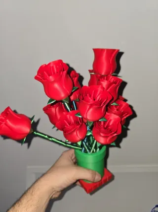 Rosas Rojas 3D San Valentín