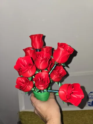 Rosas Rojas 3D San Valentín