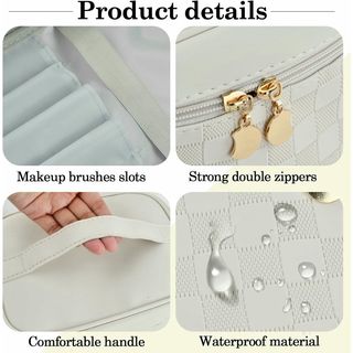 Neceser Maquillaje PU Impermeable para Viaje