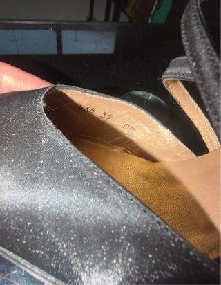 Tacones de noche negros mujer