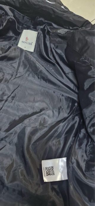 Moncler Cappotto Nero Taglia S