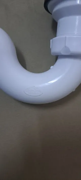 Sifón Fontanería Blanco