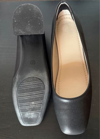 Bailarinas tacón negras