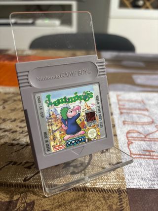 Videojuego lemmings para Game Boy