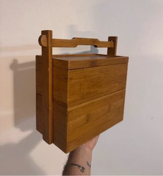 Set artigianale te cinese in bambù