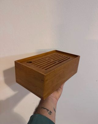 Set artigianale te cinese in bambù