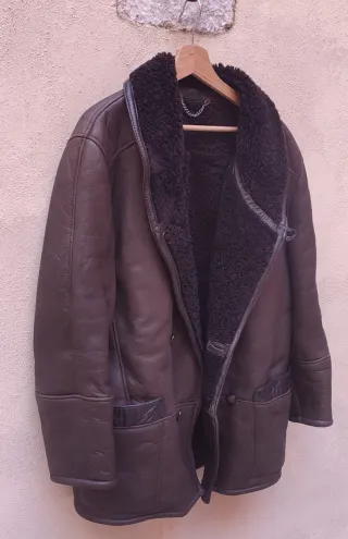 Cappotto Shearling doppiopetto uomo