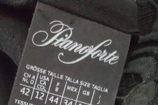 Max Mara linea Pianoforte Vestito Nero by Intred