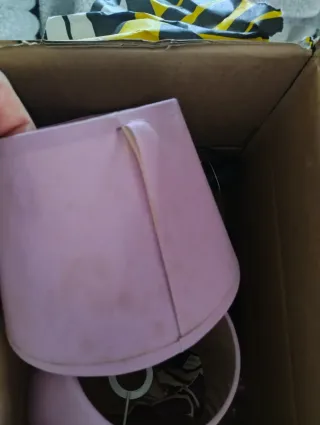 Lámpara rota , fotos para Miriam