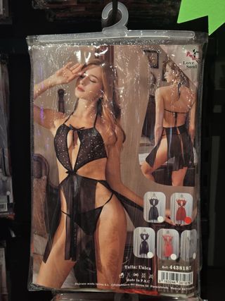 Lencería Love Soul Talla Única Negra