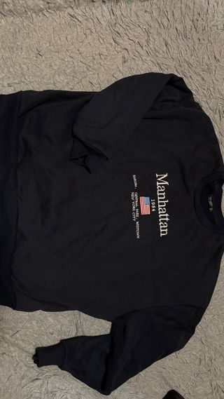 Sudadera Azul Marino Manhattan 1984