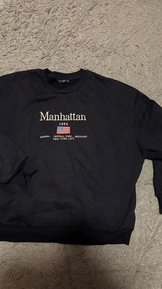 Sudadera Azul Marino Manhattan 1984