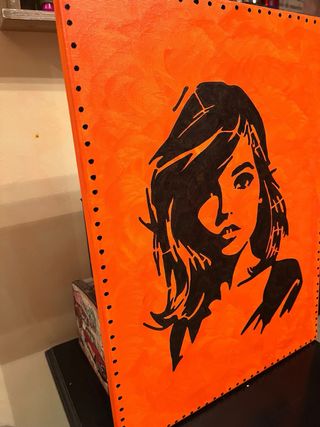 Lienzo pintado a mano por mi