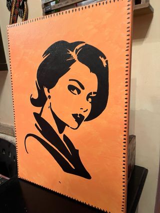 Lienzo pintado a mano por mi