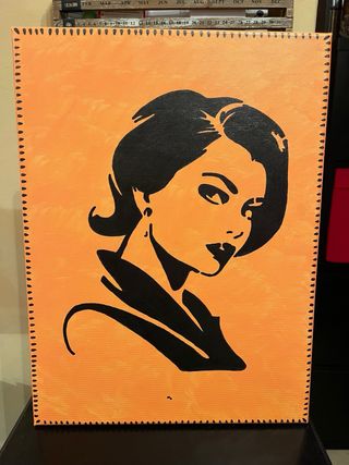 Lienzo pintado a mano por mi