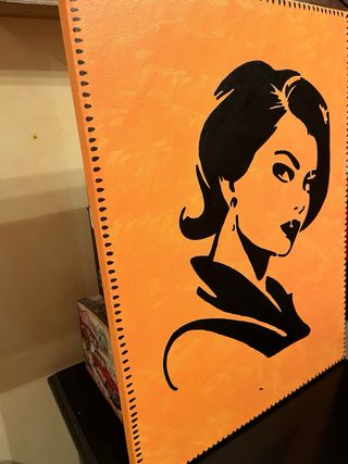 Lienzo pintado a mano por mi