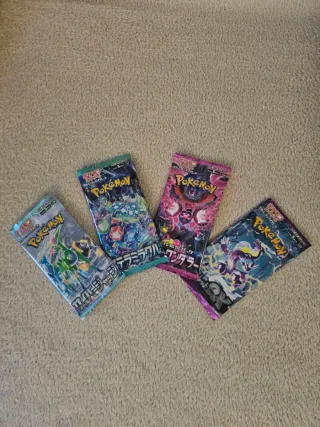 4 Sobres Pokémon Expansiones Varias