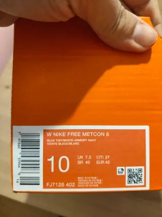 T42 Nike Free Metcom 6 Azulitas