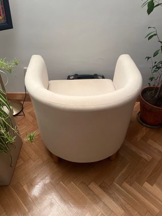 Sillón Beige de tela