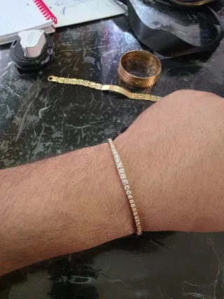 Pulsera Oro 18k Diamantes