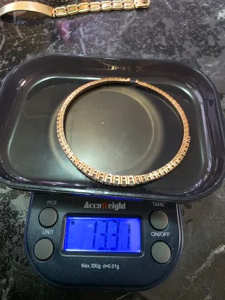 Pulsera Oro 18k Diamantes