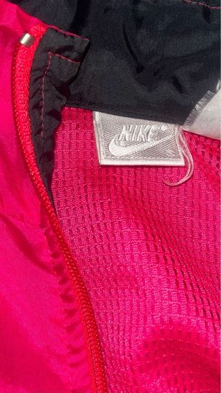 Cortavientos Nike Vintage Fucsia Negro Blanco