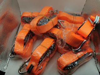 10 cinchas de amarre con carraca nuevas