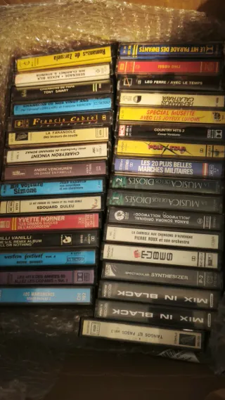 Lote Cintas Cassette Música Variada