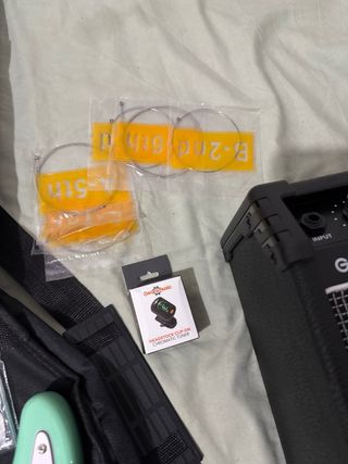 Guitarra Eléctrica + Amplificador y Accesorios