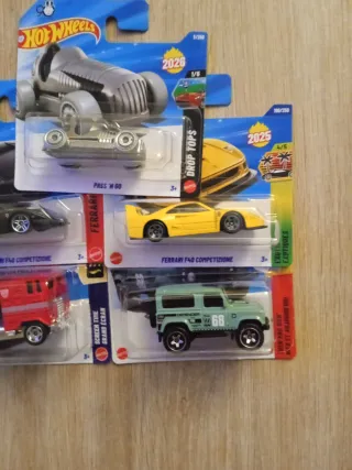 Pack de 5 HotWheels para Mariano C