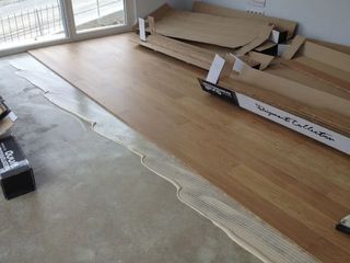 Instalación de parquet SPC.