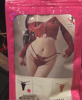 Lencería sexy Love Soul roja talla única