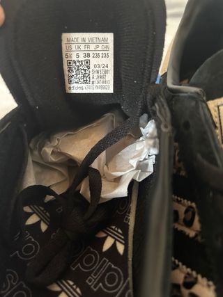 Adidas Spezial Mujer Negro Multicolor