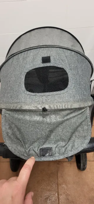 Silla de paseo gris Lionelo