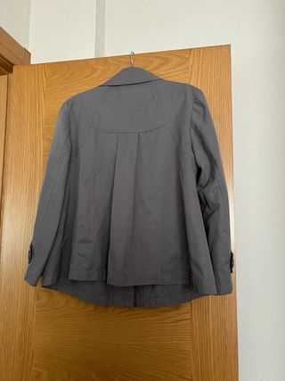 Gabardina Benetton gris Talla XS/S