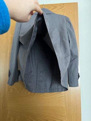 Gabardina Benetton gris Talla XS/S