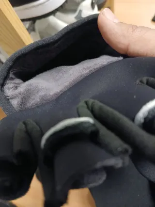 Guantes Forclaz Negro/Azul