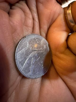 Moneda Italia 50 Lire 1967 Vulcano