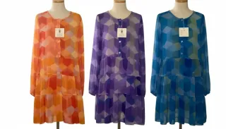 Vestido ligero estampado geométrico