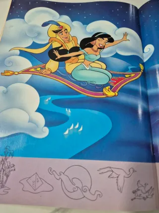 Libro Pegatinas Aladín Disney Panini