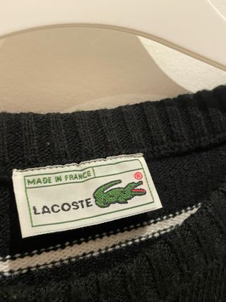 Jersey Lacoste rayas vintage Talla L
