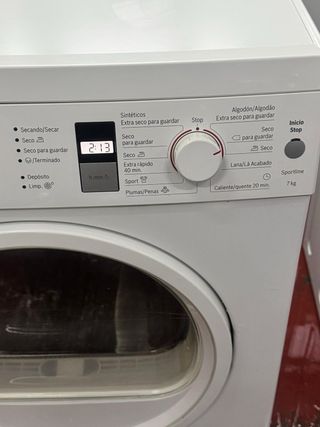 SECADORA BOSCH DE CONDENSACION DE 7 KILOS
