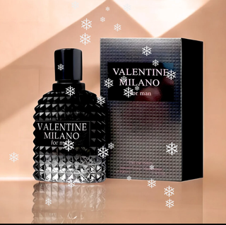 Perfume Valentine Milano Hombre Negro